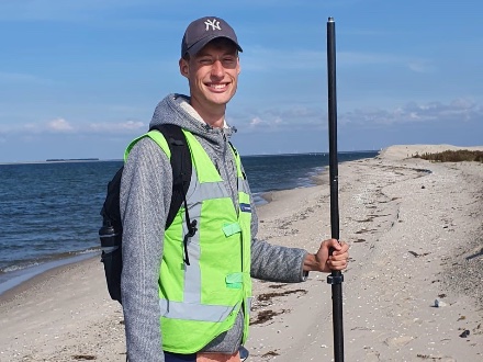 Koen van Asselt op veldmerk